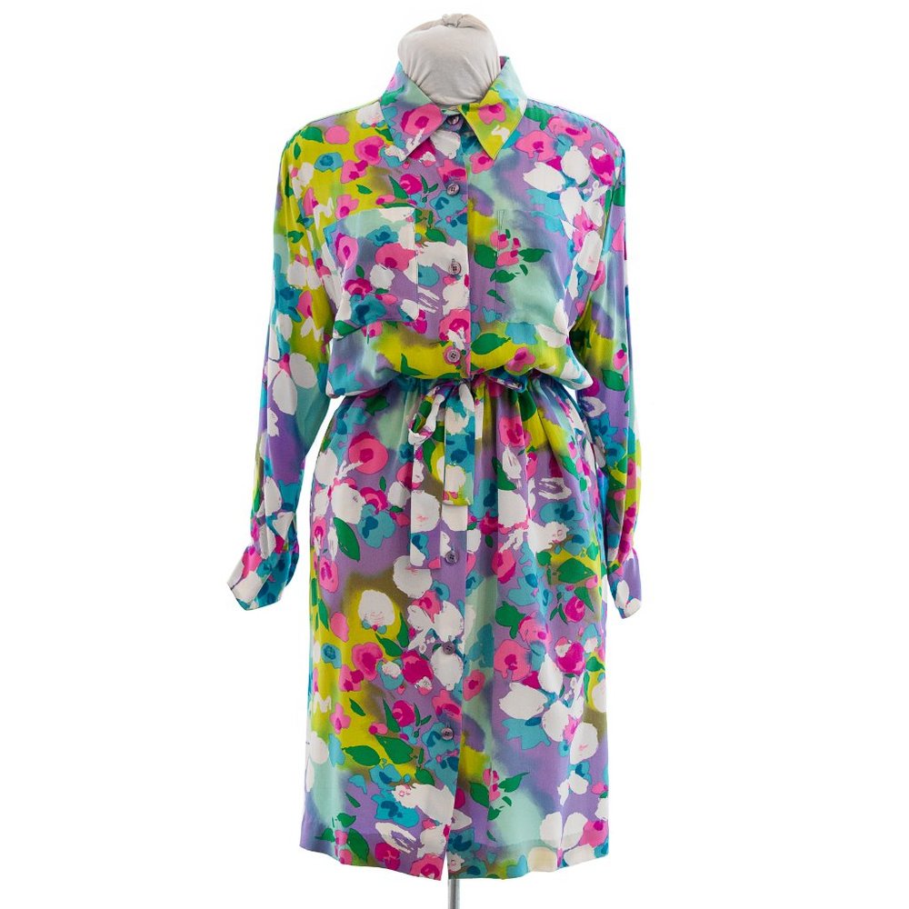 Diane von Furstenberg Silk Floral Dress
